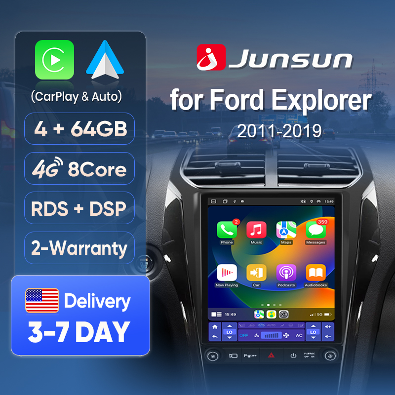 Junsun ワイヤレスCarPlayスクリーン フォード  - Japanese Lifestyle Products のレビューと価格