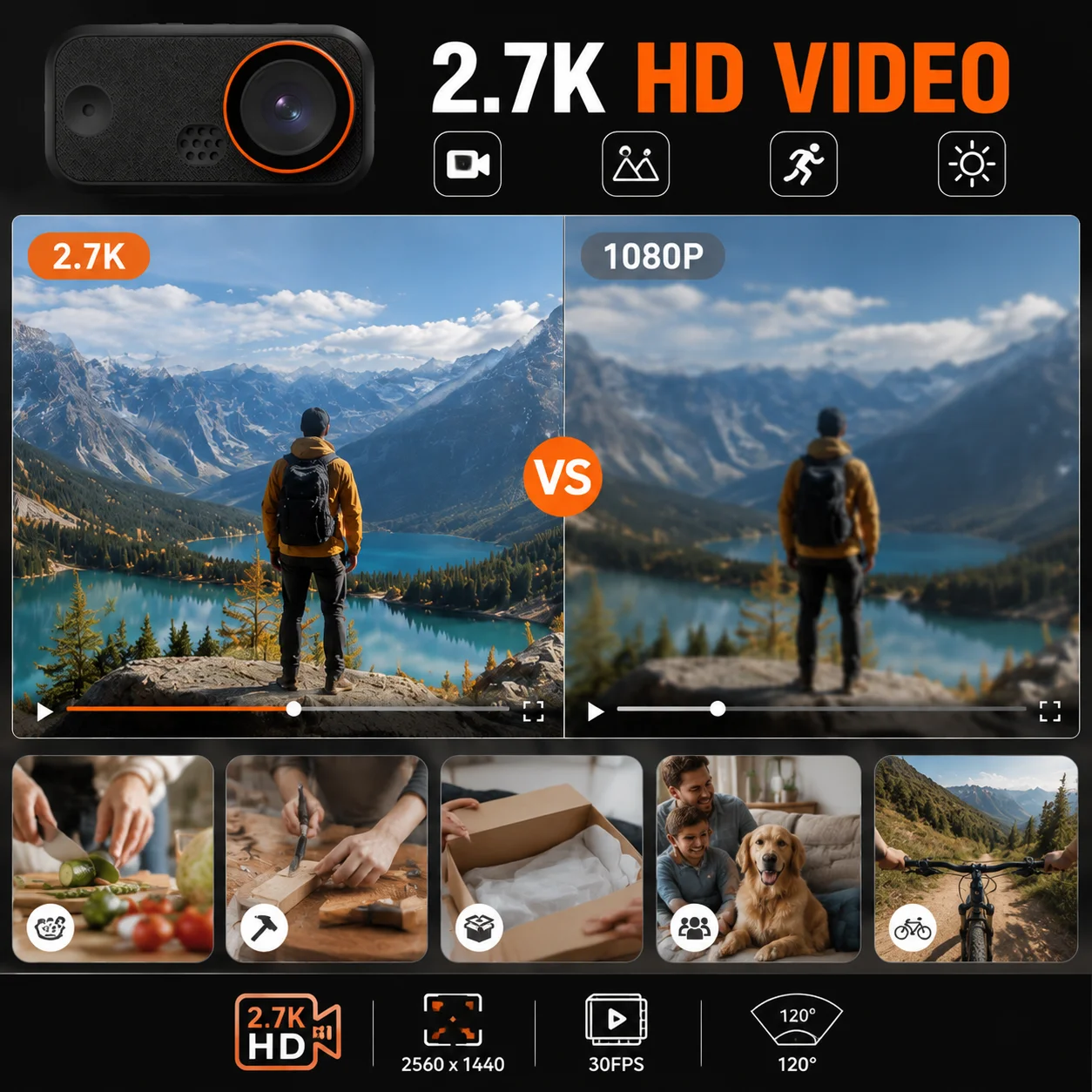 ミニ磁石式POVデイリーライフVlogカメラ。2.7K HD - Japanese Lifestyle App のレビューと価格